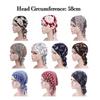 Casual Beanies Headwrap Floral Print Turban Women National Wind Chemotherapy Hat Cotton Hat Bandana