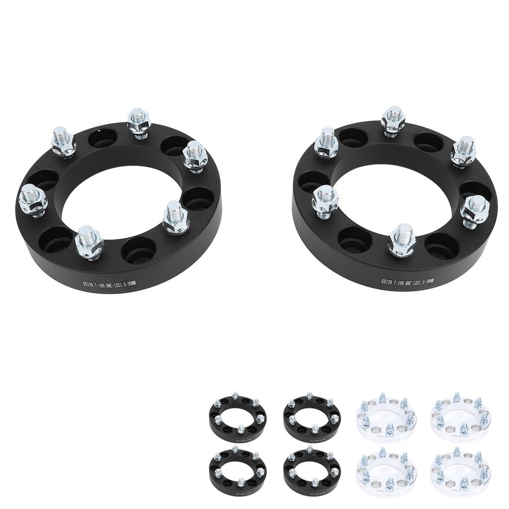 4 шт. 30 мм 6-болтовые проставки для колес Адаптеры-проставки для колес из алюминиевого сплава Замена для Mitsubishi L200