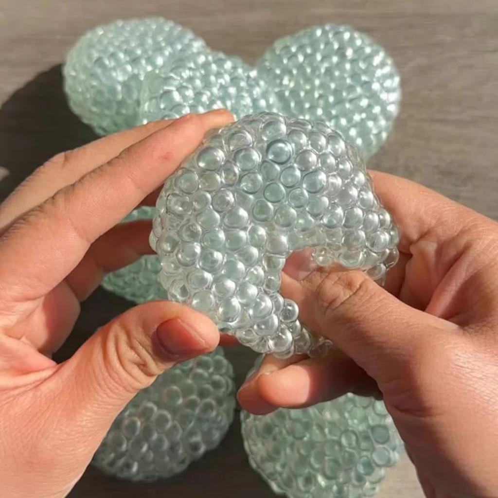 Handmade Stress Relief Balls:, 2.36 Inch Small Sensory Toy For Kids Adults, Quiet Classroom Anxiety Relief Items, Maltose Filled, Student Prizes