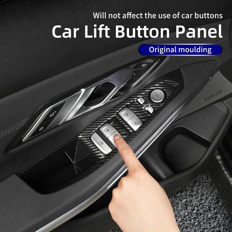 BAAU1 2025 Hot For BMW 3 Series G20 2020-2024 Car Front Door Armrest Window Switch Panel Trim Protect Accessories Auto Inner Door Hand