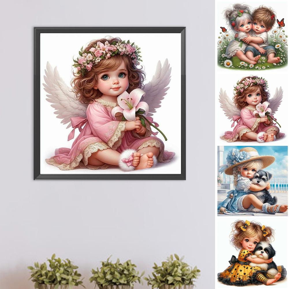 LF# 5D DIY Полный Круглый Дрель Алмазная Картина Детский Набор Домашний Декор Искусство Ремесло