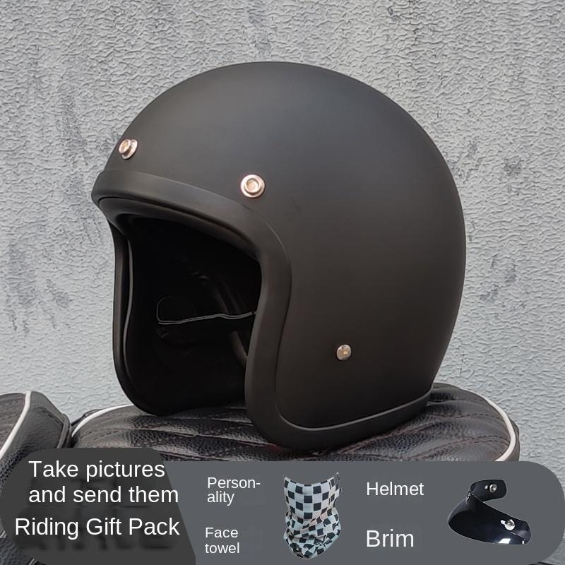 500TX Винтажный мотоциклетный шлем с открытым лицом Японская технология Стекловолокно Скутер Мотоцикл Езда Джет Каска Мото Каско