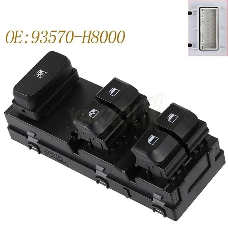 93570-H8000 For Kia Rio 2018 Front Left Master Driver Side Electric Power Window Switch Car Accessories 93570H8000