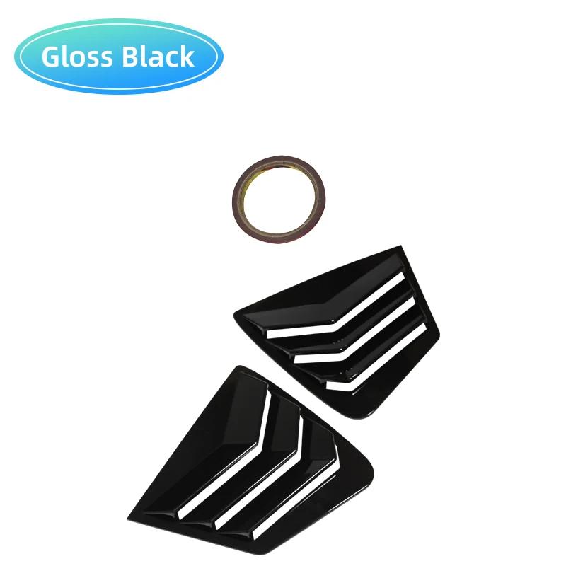 Для Honda Civic 9-го поколения 2011-2015 Sedan Задние боковые оконные жалюзи Воздуховоды Шторы Накладки Отделка Жалюзи Карбоновый стиль