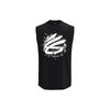 Curry Series Colorblock Print Sports Basketball Vest Men Tops Black 1377307-001