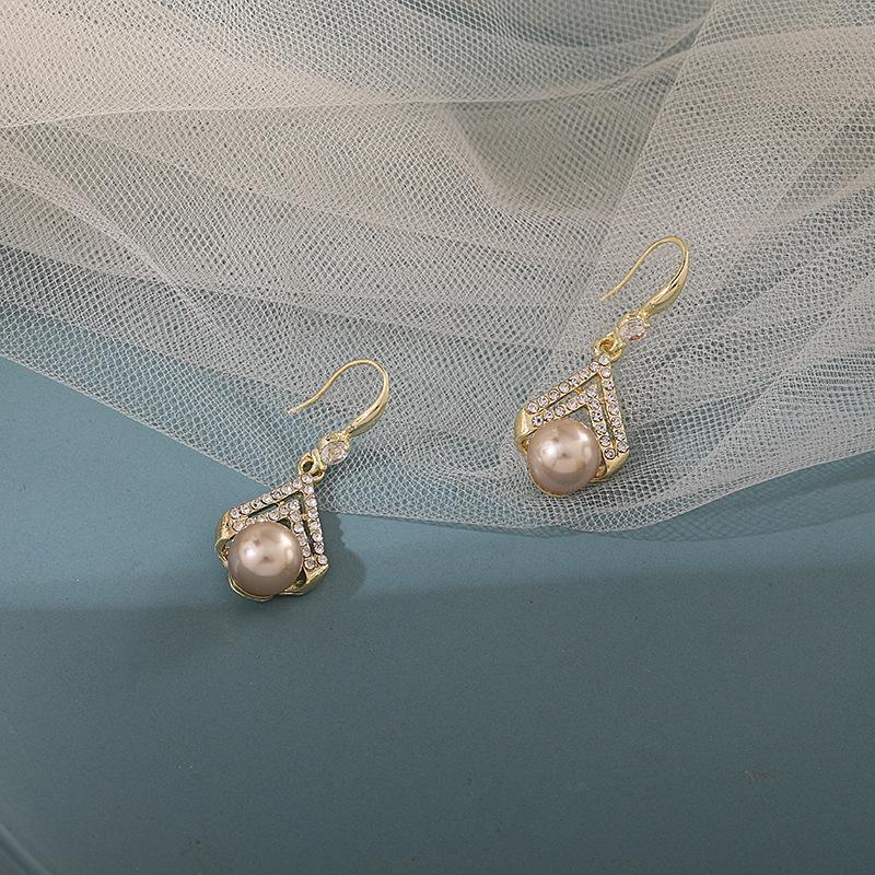 Смешанные Жемчужные Ретро Корейские Серьги-Гвоздики, Стиль TikTok
