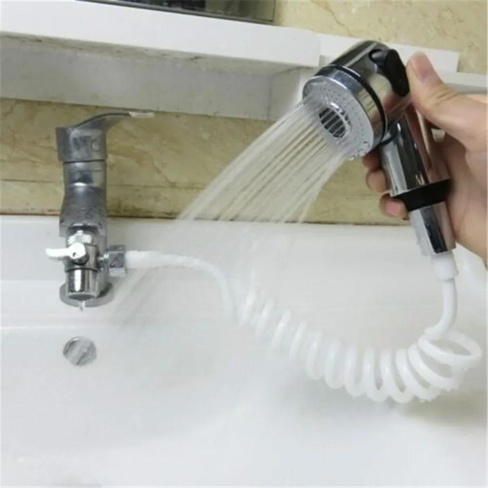 Head Holder Hand Quick Shower Connect Sink Hose Spray Set For Hair Washing Pet Bath Sprinkler Extension Sprinkling Nozzle