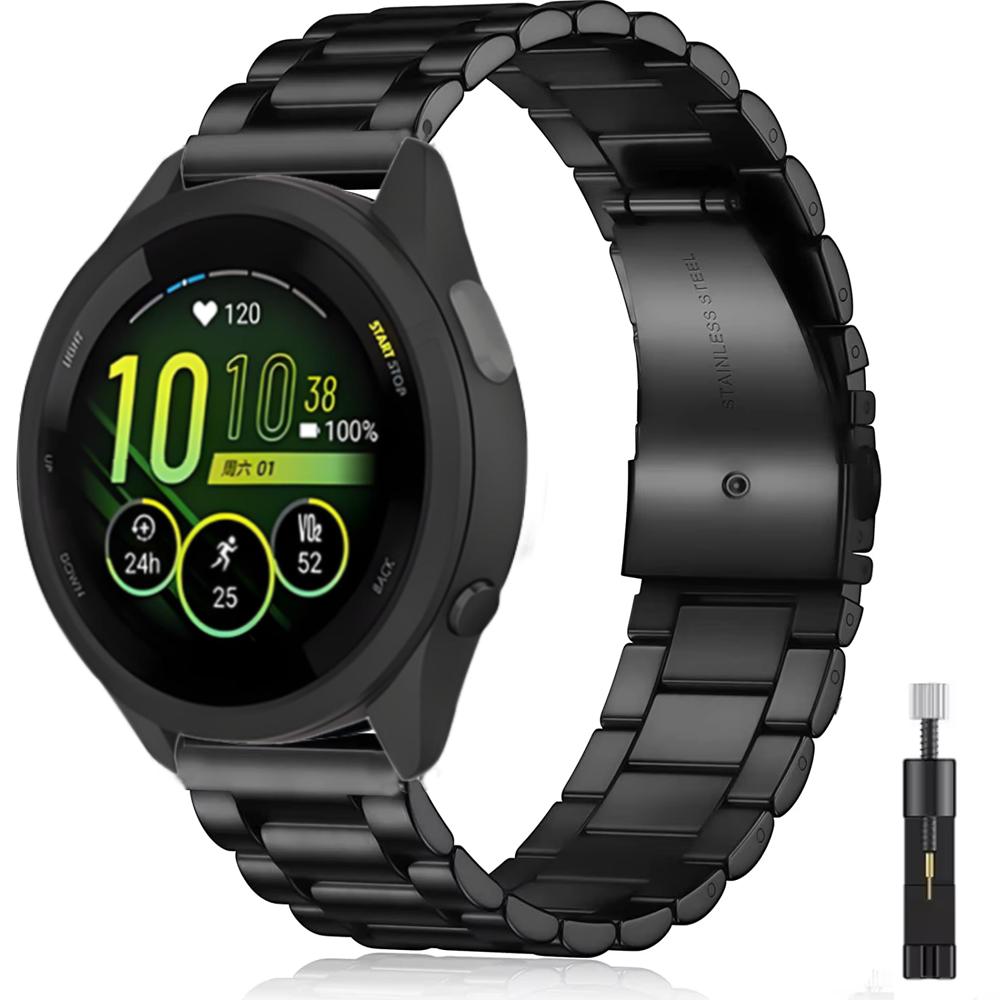 22 мм 20 мм 18 мм Металлический ремешок для Garmin Forerunner 570 970 55 265 965 165 255 955 Venu 4 3 2/Active 6/5/4 Браслет из нержавеющей стали