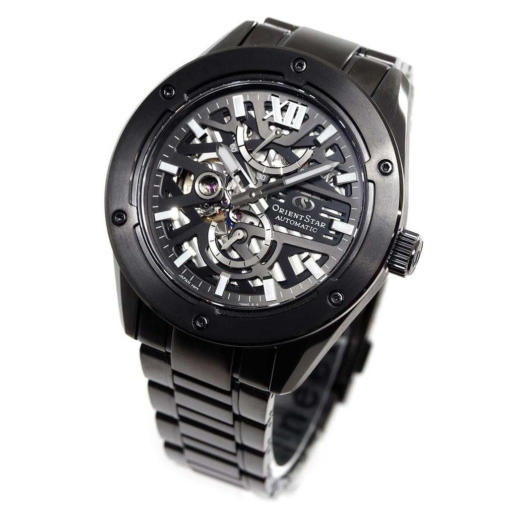 Orient Star M34 Avant-Garde F8 Automatic Watch, Skeleton, Mechanical, Made in Japan, 2-Year Manufacturer's Warranty, RK-BZ0004B, Men's, Black