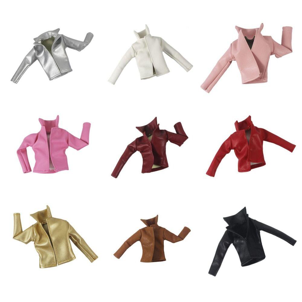 DIY Dolls Jacket 10 Colors Motorcycle Casual Jacket New Casual Wear Coat  1/6 BJD Dolls/30cm Dolls
