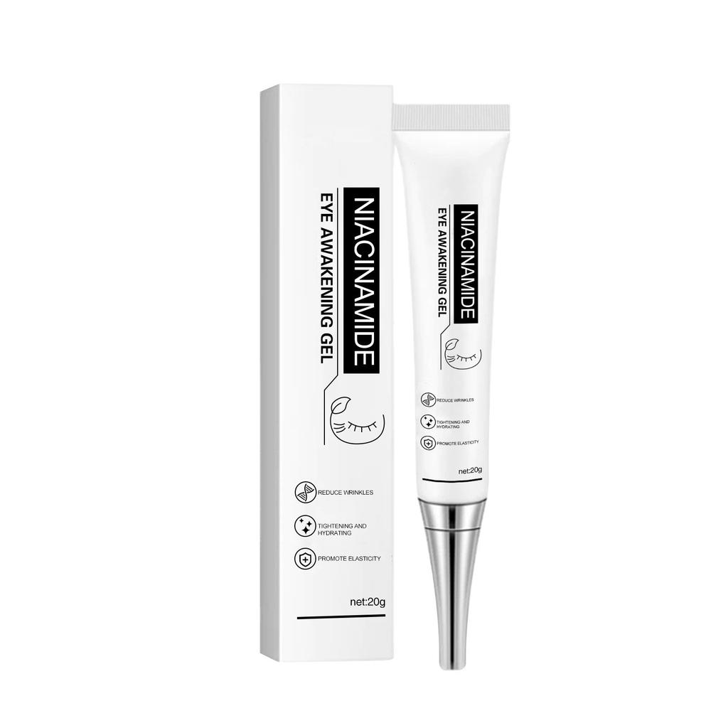 Niacinamide Firming Eye Gel Peptide Multi Effect Eye Gel Aging Wrinkle Removal Dark Circle Removal Eye Bag Removal Nourishing Eye Skin Care20g/0.70OZ