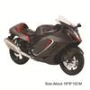 1:12 R3 Мотоцикл Suzuki Hayabusa Сплав Машины Игрушка Литые Модели Резиновые Шины со Светом Музыкой Миниатюрные Транспортные Средства Модель Украшение