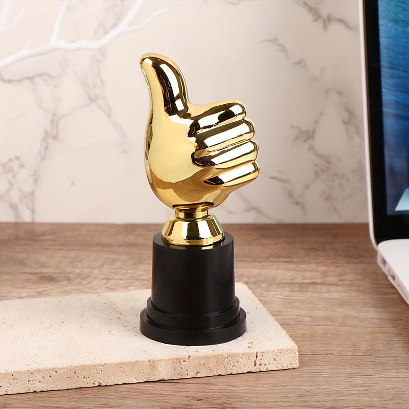 1 Mini Award Trophy, Thumb Trophy Toy, Party Gift Competition Champion Award