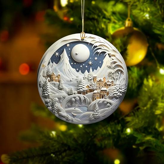 2D Акриловое Рождественское Украшение Легкое Домашний Офис Внутри Помещения Праздничная Вечеринка Рождество