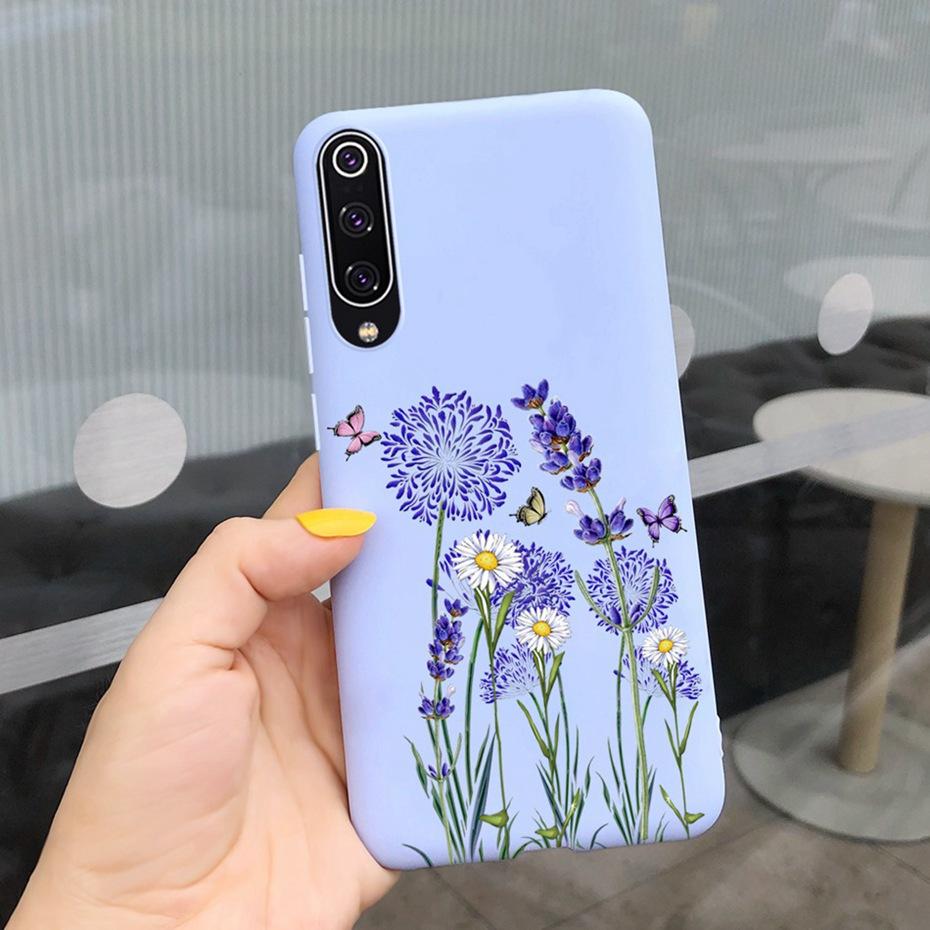 Phone Case For Xiaomi Mi 9 Lite Case Cute Silicone Back Cover For Xiaomi Mi 9 SE Mi9 9SE Mi9lite Phone Shell Soft TPU Bumper