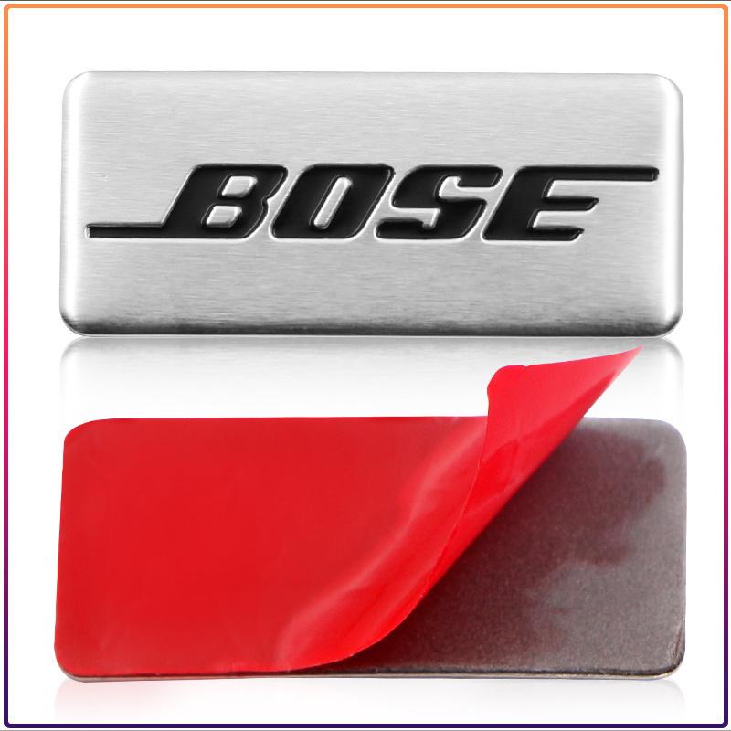 Bose Значок с логотипом-буквой алюминиевый 3D наклейки для автомобильной аудиосистемы Для bmw Dacia Alfa Romeo Lada Skoda Hyundai Infiniti Volvo Jaguar