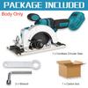 2000W 125mm Brushless Cordless Electric Circular Saw 0- 45° Adjustable Handle Power Tools Woodworking Machine Wood Cutters