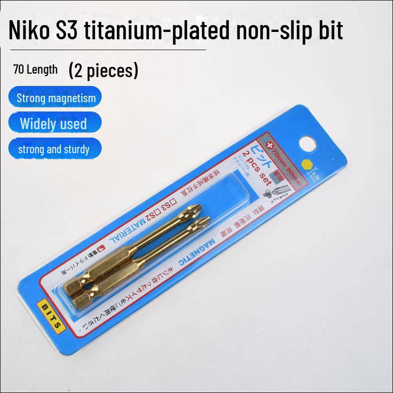 Противоскользящая ударная отвертка с прочной магнитной крестообразной головкой и зубчатой пневматической отверткой Ручная дрель