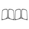 4x Carbon Fiber Interior Door Handle Cover Trim Frame For Infiniti G37 2007-2013