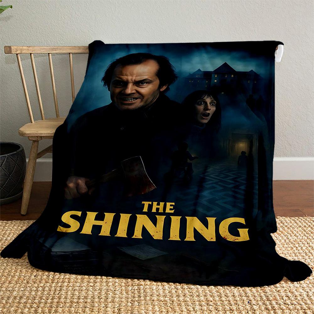 1pc The ShiningOutdoor Flannel Blanket Soft Plush Decor for Picnics, camping,Bedroom, Playroom, or Lunch Break, Perfect Gift