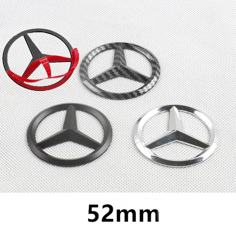 NGR2 52/57mm ABS Car Steering Wheel Emblem Sticker Accessories Mercedes Benz AMG GLC CLA GLK W166 W203 W206 W246 W176 W177 W205