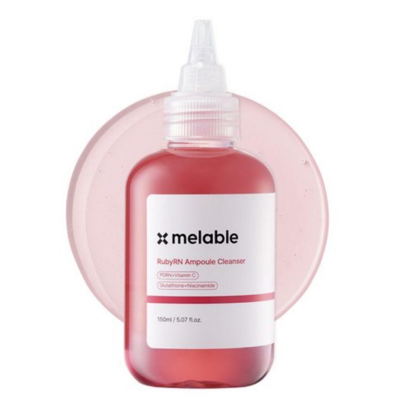 Melable Rubyaln Low pH PDRN Brightening Ampoule Cleanser 150ml – Dark Spot & Glow Care Facial Cleanser
