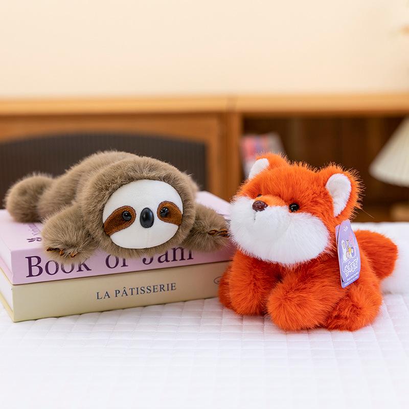 Мультяшная капибара, плюшевые игрушки, вест-хайлендский терьер, домашние украшения, панда, украшения для машины, лиса, офис, ленивец