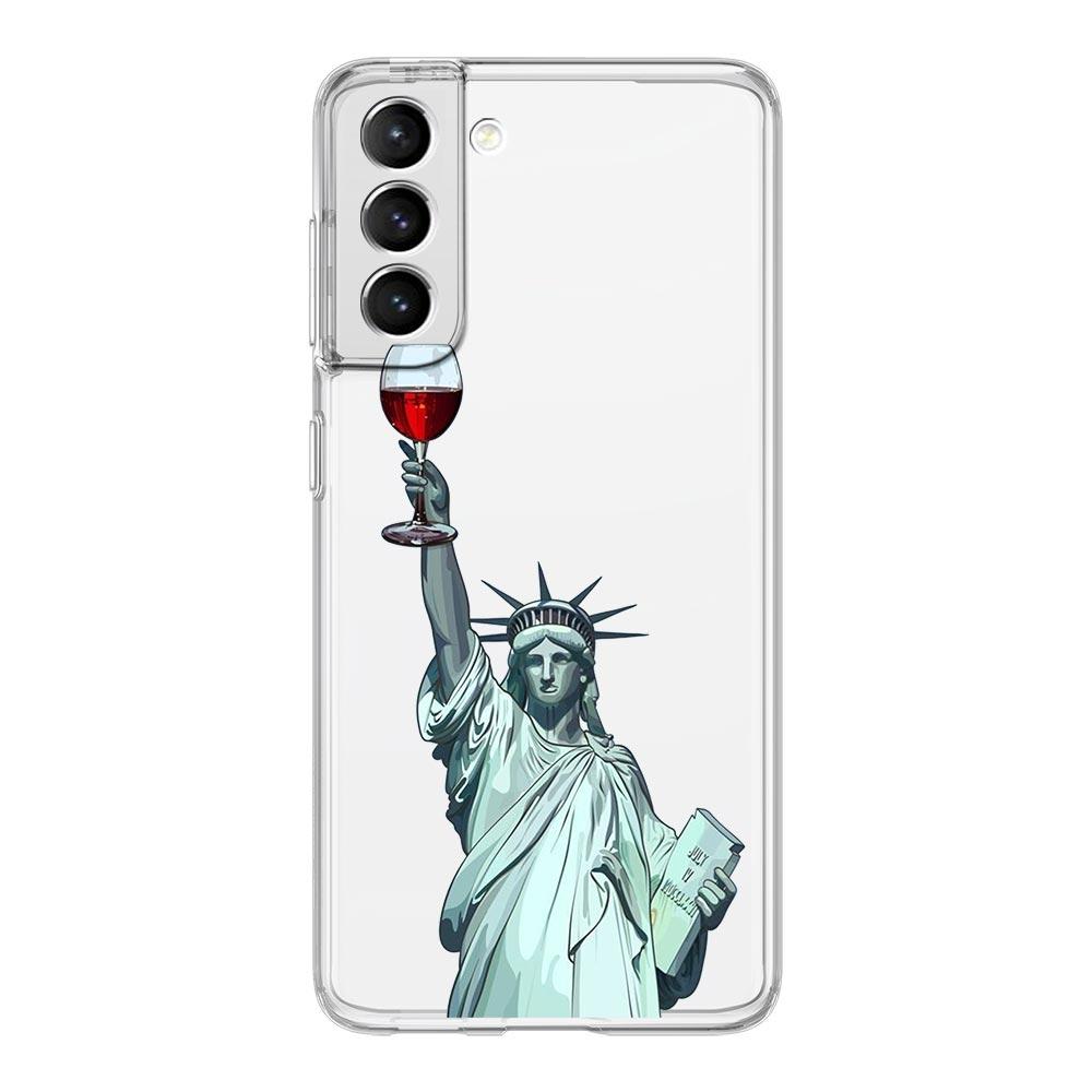 Чехол для телефона Samsung Galaxy S24 Ultra S23 FE S22 S20 S21 5G S10 S9 Plus S10E S8 Мягкий Прозрачный Арт Эстетика Давид Мона Лиза Чехол
