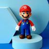 12 шт./комплект Фигурки персонажей Super Mario Bros из ПВХ Игрушки Куклы Набор моделей Луиджи Йоши Донки Конг Гриб Праздничные подарки