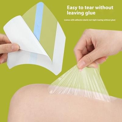 30/50 шт. V-образные невидимые пластыри для бедер, подтягивающие кожу, укрепляющие, против натирания, водонепроницаемые прозрачные пластыри для ног и тела