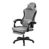 Gaming Chair, Massage Game Chair with Headrest and Backrest, Ergonomic Computer Chair with Footrest, Office Chair with 360 Rotation Wheels