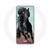 Case for Xiaomi Mi 11 Lite The Black Horse of the Friesian Breed