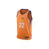 NBA Basketball Jersey Featuring Deandre Ayton #22 Men Tops Orange CV9491-850