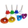 Asdays Music Bell Hand Bell Percussion Instrument Colorful Hand Operated 8 Sound Set