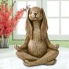 1PC Медитация Кролик Игрушка Настольный Декор Кролик Куклы Живые для Пасхального украшения