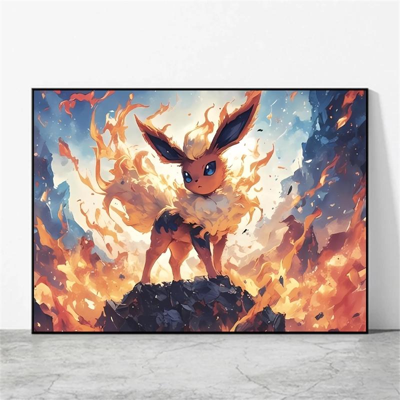 New Van Gogh Museum Canvas Printings Pokemon Pikachu Birthday Gifts Charizard Painting Art Prints Picture Modern Home Decorative