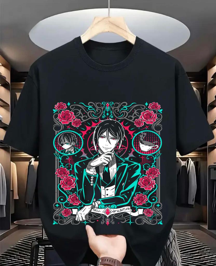 Sebastian and Ciel T-Shirt Black Butler Shirt Ciel Phantomhive Girl Shirt