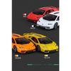 1/24 Lambos Countach LPI800-4 Суперкар Сплав Модель Литая Звук Супер Гоночный Поднимающийся Хвост Горячая Машина Колеса Подарки