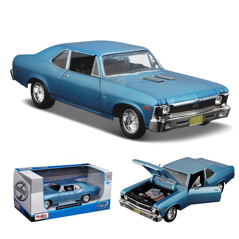 Maisto 1:24 Chevrolet 1970 Simulation Alloy Car Model Toy Collection Display Piece Gift