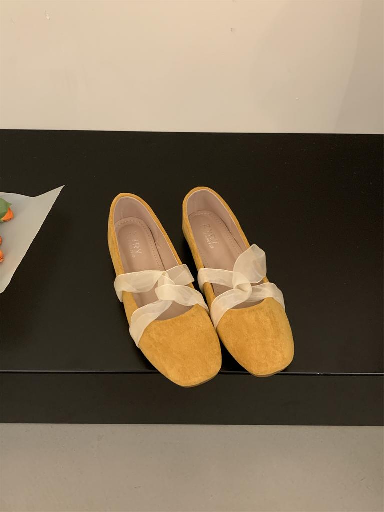2025 Новые Милые Симпатичные Удобные Туфли Для Женщин Летние Лоферы с Бантиком Милые Повседневные Балетки Женская Обувь На Низком Каблуке Балетки на Мягкой Подошве