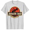 Jurassic Dad Funny Meme Graphics 100cotton Unisex Shirt High Quality Unisexs Oversize Hawaiian Luxury Fashion Oneck Tshirt