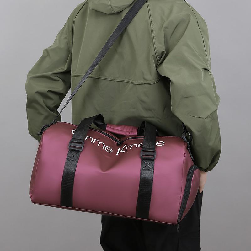 Новая большая вместительная дорожная сумка унисекс, водонепроницаемая спортивная сумка для фитнеса с коробкой для обуви, сумки для плавания с разделением на сухую и влажную одежду