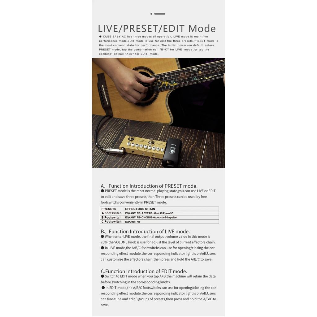 Переменный ток: 9 импульсных откликов кабинетов + эквалайзер | Студийный центр для акустического гитариста | Звукозаписывающая установка с перезаряжаемым аккумулятором, обеспечивающим до 12 часов работы