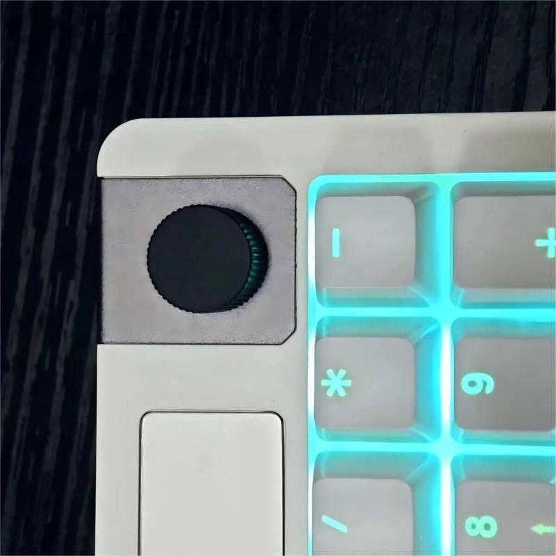 Металлическая поворотная ручка для D-образного вала, полувала, механических клавиатур, эргономичная алюминиевая конструкция, тактильная регулировка