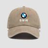 Casual Car Baseball Cap Washed Denim Vintage Hip Hop Caps For BMW 3 5 7 Series G11 G12 G30 G31 G32 G07 X3 X4 X5 X6 X7 Sticker FX0