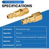 2025 Trend Brass Quick Connect Coupler And Plug Universal 1/4" NPT For Air Fittings Kit High Flow Industrial For Air Compressors
