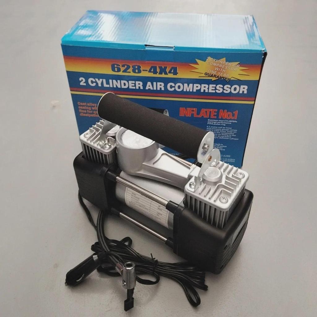Double Cylinder 12V High-Power Portable Car Air Pump