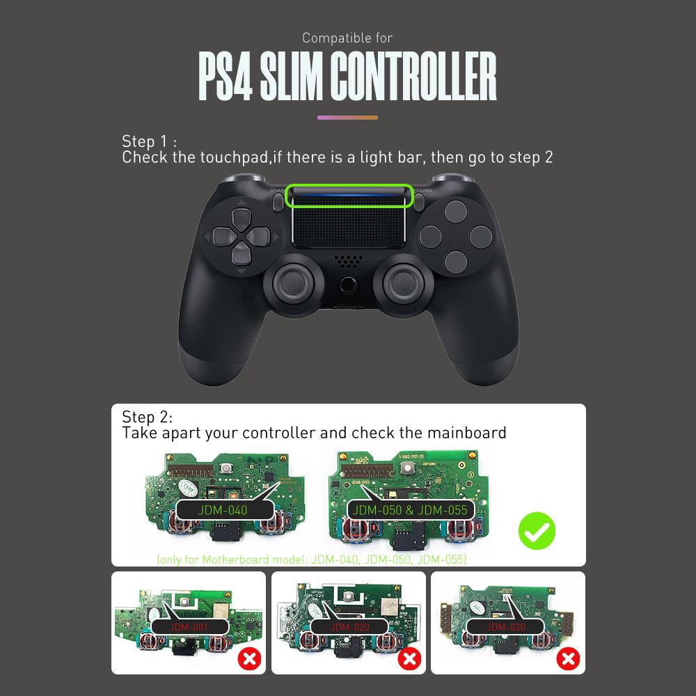 DATA FROG Сменный передний корпус для PS4 Slim Pro, передний чехол контроллера Chameleon для PS4 Pro, аксессуары