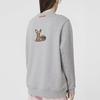 (WMNS) Burberry Deer Pattern Cotton Loose Swea Grey Women's 80321171