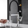 Pull Down Kitchen Faucet Water Filter Tap Brass Crane For Kitchen Deck Mounted Black Sink Faucet Mixer 2 Way Kitchen Faucet